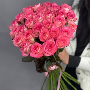 Букет из 25 роз Джумилия (70 см) в Балашихе