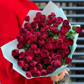 Букет "Камила" из 19 кустовых роз Марун (60 см) в Балашихе