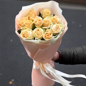 Букет из 11 роз Пич Аваланж (60 см) в Балашихе