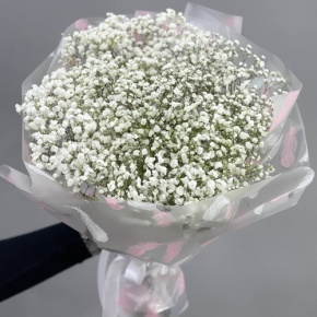 Букет из 7 белых гипсофил в Балашихе