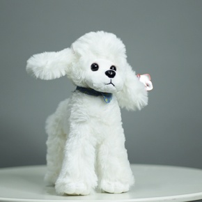 Плюшевый пудель белый (25 см) в Балашихе