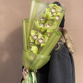 Букет из лаймовой орхидеи в Балашихе