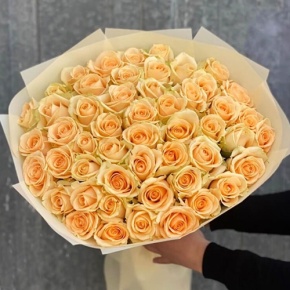 Букет из 51 розы Аваланж (60 см) в Балашихе