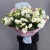 Букет "Изысканность" из 31 белой эустомы в Балашихе