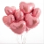 Сердце розовое фольгированный шар с гелием (45 см) в Балашихе