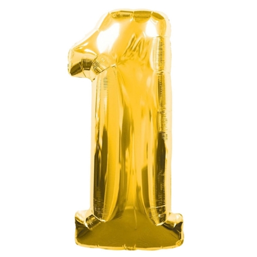 Шар гелиевый цифра 1 (40х102 см) в Балашихе