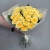 Букет из 21  из пионовидной розы Баттеркап (60 см) в Балашихе
