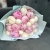 Микс из 19 бело-розовых пионов в Балашихе