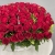 Композиция в корзине из 75 красных роз в Балашихе