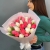 Букет из 25 кораллово-белых тюльпанов в Балашихе